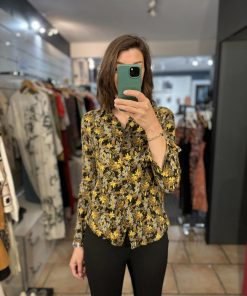 Chemise motif floral Ichi taille XS