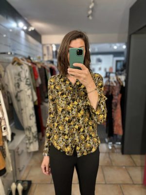 Chemise motif floral Ichi taille XS