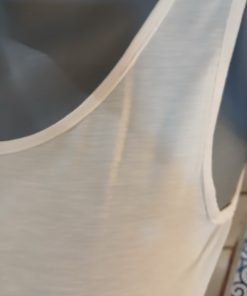 Débardeur crème modal et cachemire