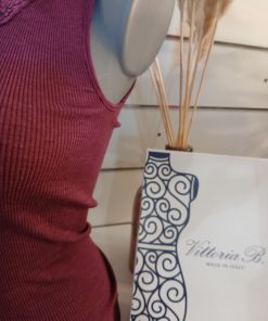 Débardeur prune laine et soie