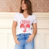 Tee-shirt blanc Chérie