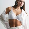 Soutien-gorge emboitant dentelle blanche Norah