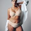 Soutien-gorge emboitant dentelle beige Norah