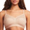 Soutien-gorge sans armature dentelle beige Norah bonnet EFG