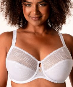 Soutien-gorge emboitant blanc intrigue