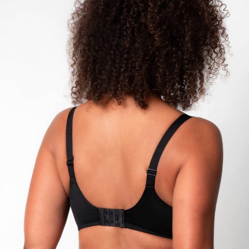 Soutien-gorge emboitant noir intrigue bonnet EFG