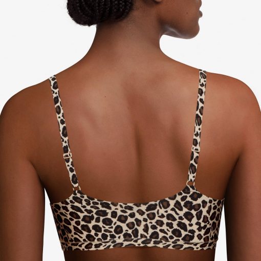 Soutien-gorge brassière invisible léopard