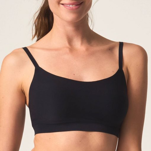 Soutien-gorge brassière invisible noir