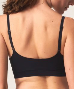 Soutien-gorge brassière invisible noir