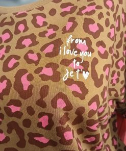 sweat shirt motif léopard Sonia