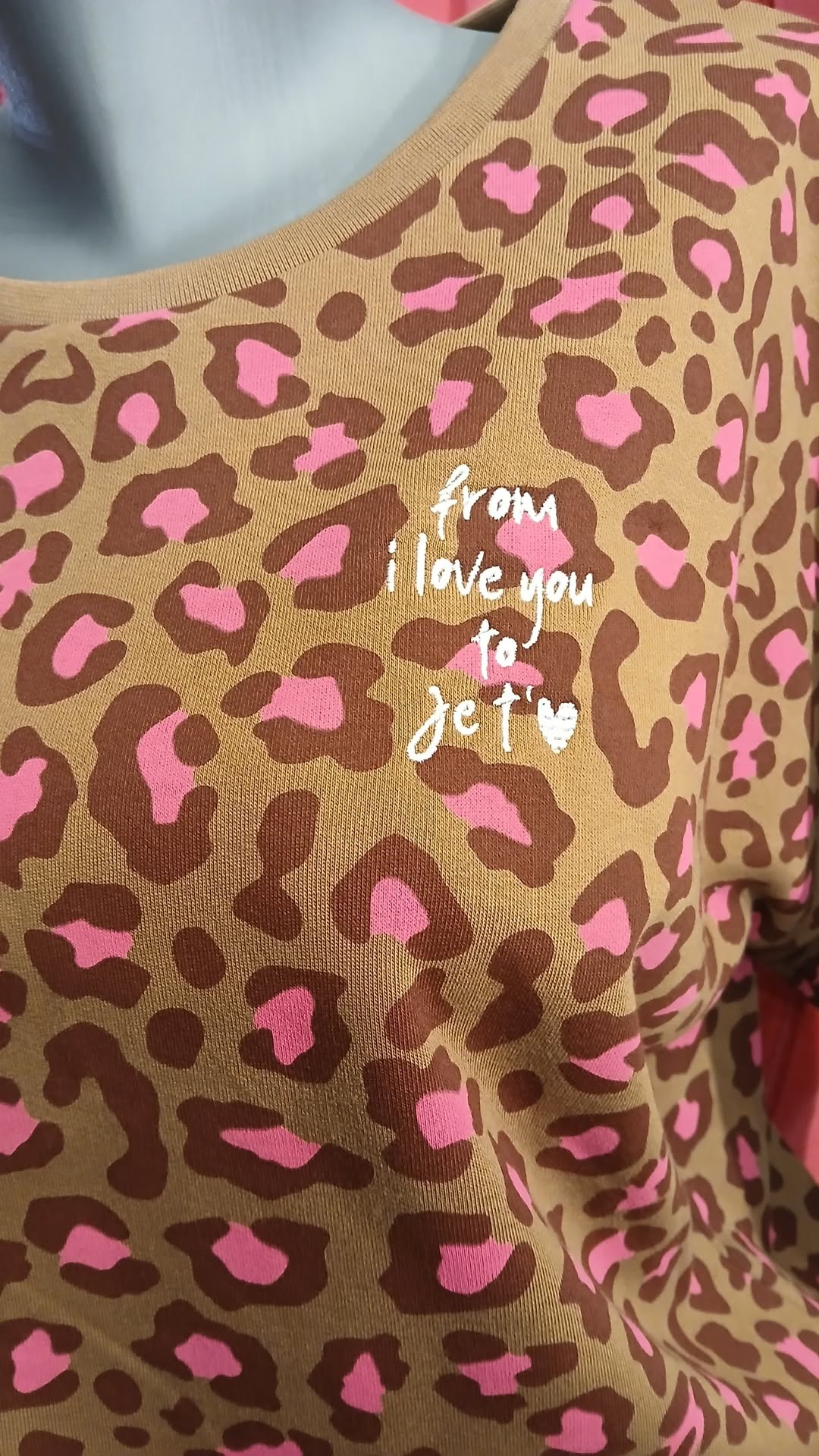 sweat shirt motif léopard Sonia