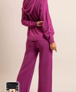 Ensemble pantalon sweat homewear rose fuchsia