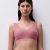 Soutien-gorge brassière invisible rose des bois