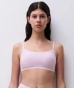 Soutien-gorge brassière invisible mauve
