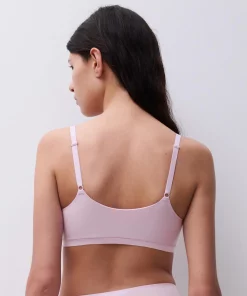 Soutien-gorge brassière invisible mauve