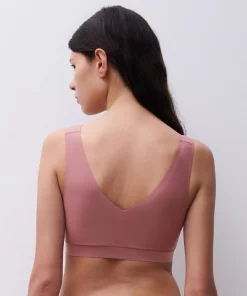 Soutien-gorge brassière invisible rose des bois