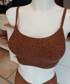 Soutien-gorge brassière invisible brun sauvage