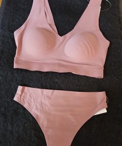 Soutien-gorge brassière invisible rose des bois
