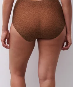 culotte-taille-haute-brun-sauvage-soft-stretch-chantelle