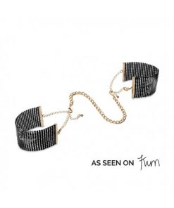 Bracelets menottes désir métallique noir
