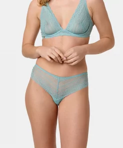 Shorty dentelle vert Agapanthe