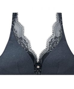 Soutien-gorge sans armature ampliforme gris désordre