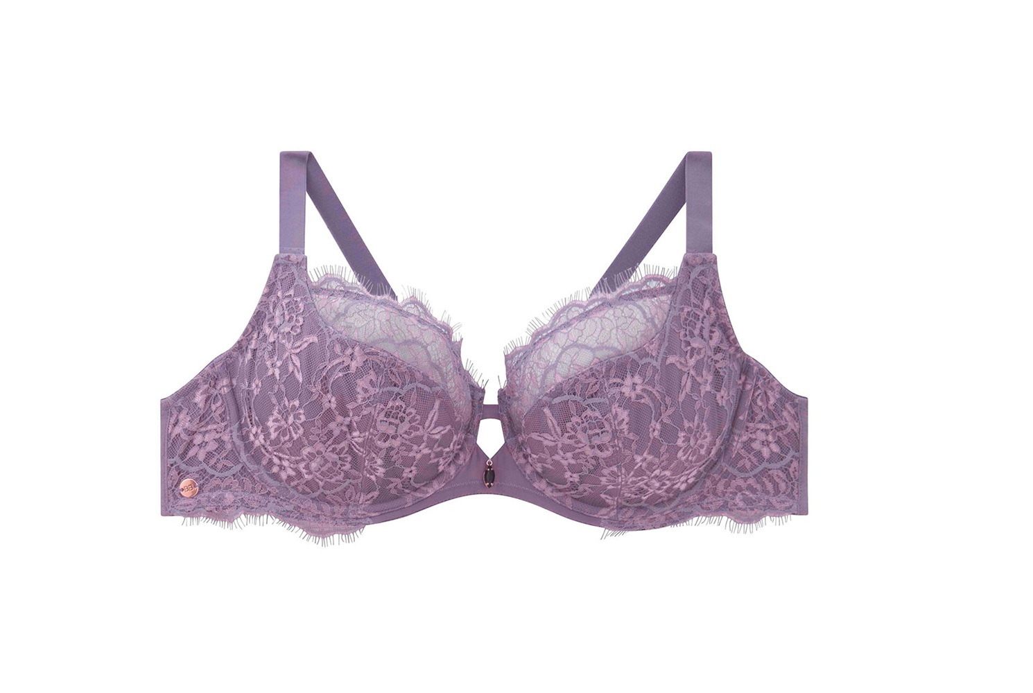 Soutien-gorge dentelle grand maintien armature violet Aromatique