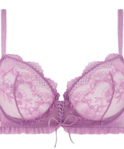 Soutien-gorge armatures tulle rose Corolle