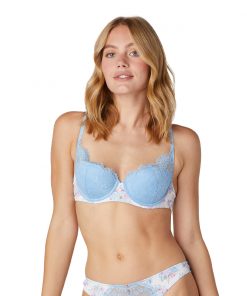 Soutien-gorge coque bleu Swing