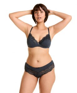 Soutien-gorge corbeille gris Désordre