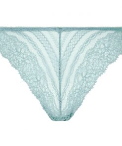 Tanga dentelle vert Agapanthe