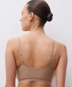 Soutien-gorge brassière invisible café latte
