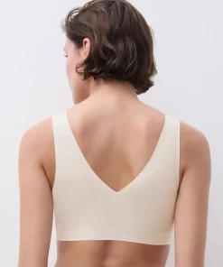 Soutien-gorge brassière invisible ivoire