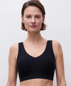 Soutien-gorge brassière invisible noir