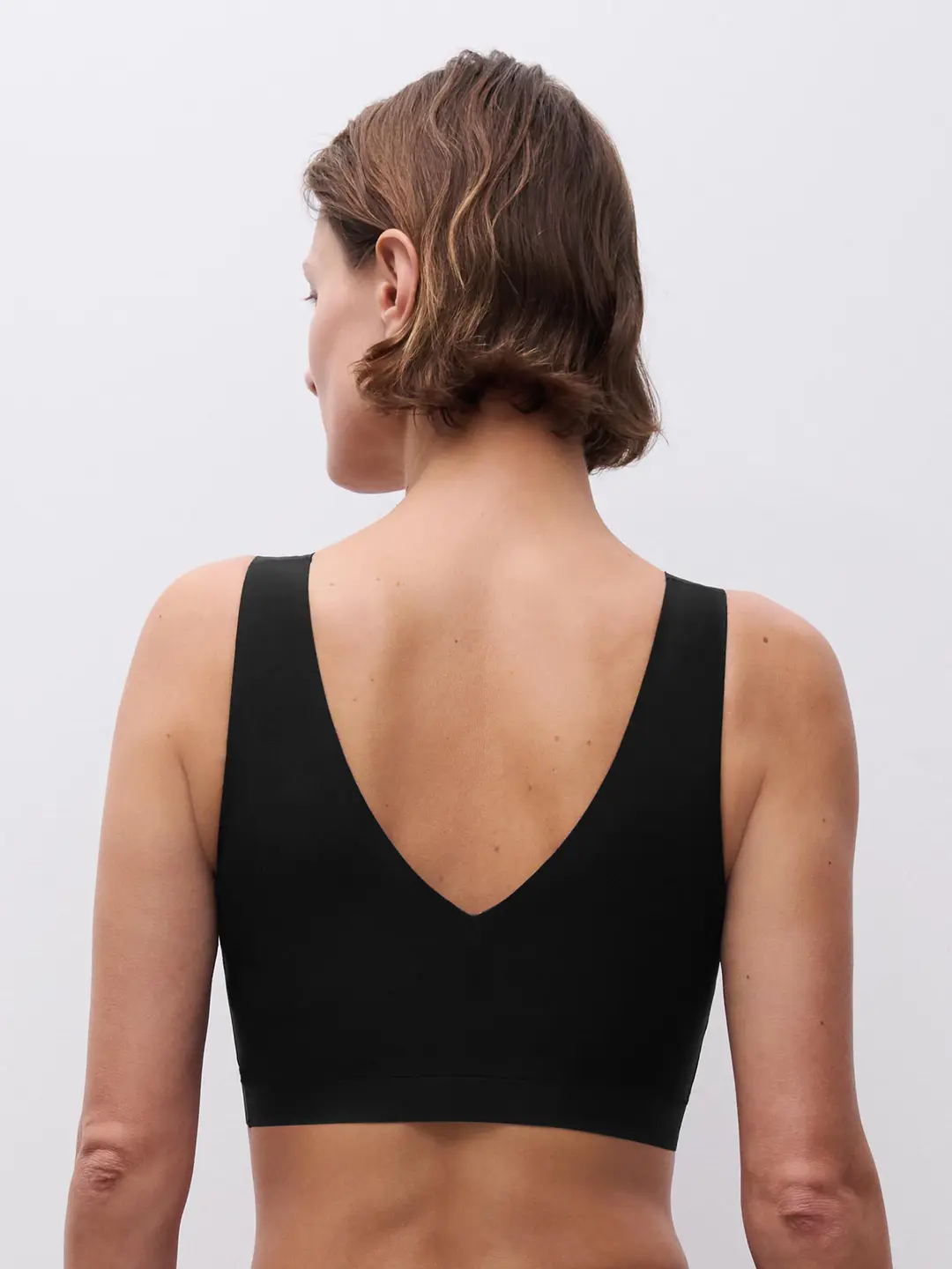 Soutien-gorge brassière invisible noir