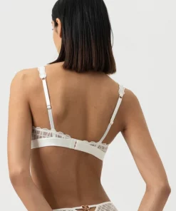 Soutien-gorge triangle dentelle poésie tentation