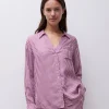 Chemise pyjama cherry stripes