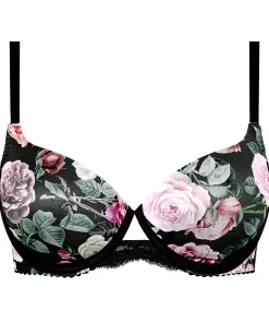 Soutien-gorge coque motif floral
