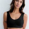 Soutien-gorge brassière invisible noir