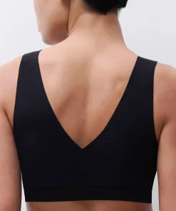 Soutien-gorge brassière invisible noir
