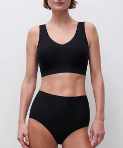Soutien-gorge brassière invisible noir