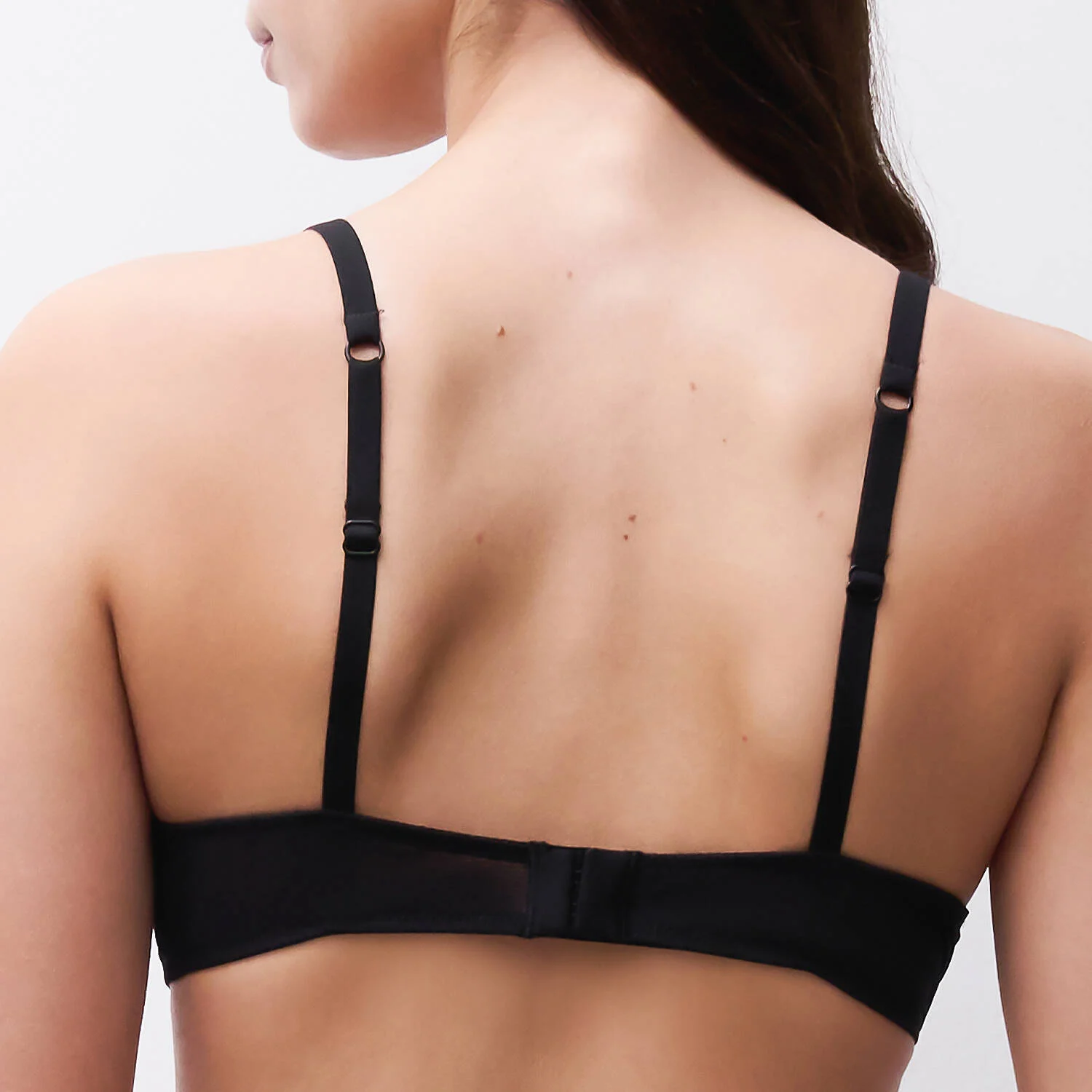 Soutien-gorge push-up tulle noir