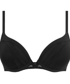 Soutien-gorge push-up tulle noir