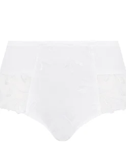 Culotte taille haute dentelle blanc