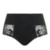 Culotte taille haute dentelle noir