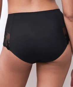 Culotte taille haute dentelle noir