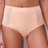 Culotte taille haute orange