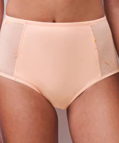 Culotte taille haute orange