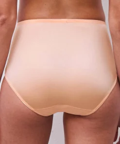 Culotte taille haute orange