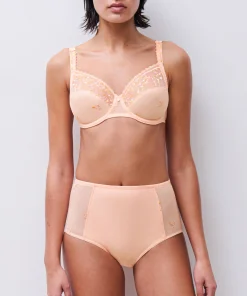 Culotte taille haute orange